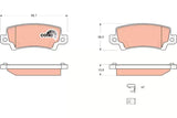 Brake Pad Set, Disc Brake GDB3289DT - TRW