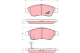 Brake Pad Set, Disc Brake GDB3290DT - TRW - Brake Pads - TRW