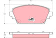 Brake Pad Set, Disc Brake GDB3291 - TRW