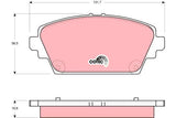 Brake Pad Set, Disc Brake GDB3291DT - TRW