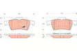 Brake Pad Set, Disc Brake GDB329 - TRW