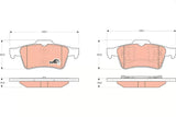 Brake Pad Set, Disc Brake GDB329 - TRW - Brake Pads - TRW