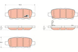 Brake Pad Set, Disc Brake GDB3294DT - TRW