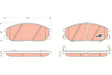 Brake Pad Set, Disc Brake GDB3297DT - TRW