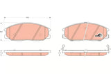 Brake Pad Set, Disc Brake GDB3297DT - TRW