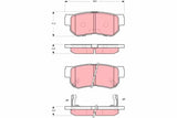 Brake Pad Set, Disc Brake GDB3298 - TRW - Brake Pads - TRW