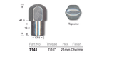 Chrome Nut T141 - Nice Products | Universal Auto Spares