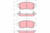 Brake Pad Set, Disc Brake GDB3300 - TRW - Brake Pads - TRW