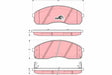 Brake Pad Set, Disc Brake GDB3301 - TRW