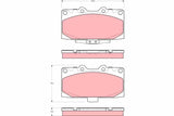 Brake Pad Set, Disc Brake GDB3307 - TRW - Brake Pads - TRW