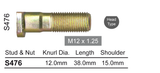 Wheel Stud S476 - Nice Products | Universal Auto Spares