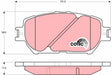 Brake Pad Set, Disc Brake GDB3314 - TRW