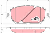 Brake Pad Set, Disc Brake GDB3314 - TRW