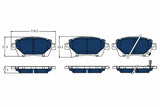 Brake Pad Set, Disc Brake GDB3317 - TRW - Brake Pads - TRW