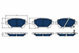 Brake Pad Set, Disc Brake GDB3317BTE - TRW