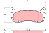 Brake Pad Set, Disc Brake GDB3319DT - TRW