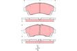 Brake Pad Set, Disc Brake GDB3321 - TRW