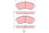 Brake Pad Set, Disc Brake GDB3321DT - TRW