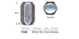 Chrome Nut F340 - Nice Products | Universal Auto Spares