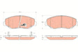 Brake Pad Set, Disc Brake GDB3325 - TRW