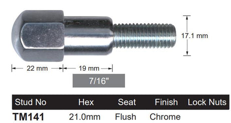 One Piece Stud TM141 - Nice Products | Universal Auto Spares