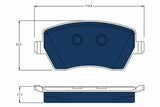 Brake Pad Set, Disc Brake GDB3332BTE - TRW