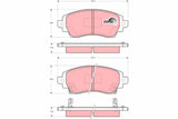 Brake Pad Set, Disc Brake GDB3333 - TRW - Brake Pads - TRW
