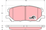Brake Pad Set, Disc Brake GDB3338DT - TRW