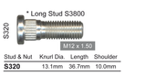 Wheel Stud S320 - Nice Products | Universal Auto Spares