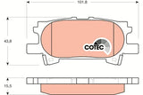 Brake Pad Set, Disc Brake GDB3339DT - TRW