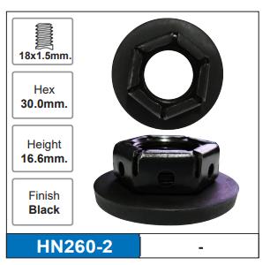 Hub Nut HN260-2 - Nice Products | Universal Auto Spares