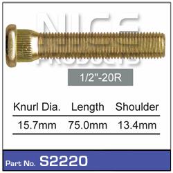 Long wheel stud S2220 - Nice Products | Universal Auto Spares