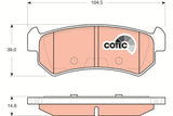 Brake Pad Set, Disc Brake GDB3348 - TRW - Brake Pads - TRW