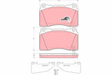 Brake Pad Set, Disc Brake GDB3349 - TRW - Brake Pads - TRW