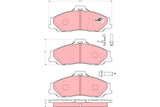 Brake Pad Set, Disc Brake GDB3353 - TRW