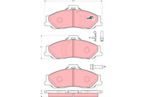 Brake Pad Set, Disc Brake GDB3353 - TRW