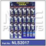 Merchandiser uncoded Locks NLS2017 - Nice Products | Universal Auto Spares