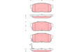 Brake Pad Set, Disc Brake GDB3357 - TRW