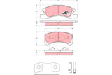 Brake Pad Set, Disc Brake GDB3358DT - TRW