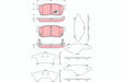 Brake Pad Set, Disc Brake GDB3359 - TRW