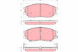 Brake Pad Set, Disc Brake GDB3360 - TRW