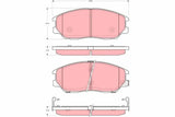 Brake Pad Set, Disc Brake GDB3360 - TRW - Brake Pads - TRW