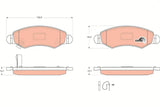 Brake Pad Set, Disc Brake GDB3363 - TRW - Brake Pads - TRW
