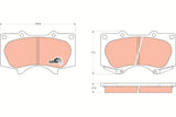 Brake Pad Set, Disc Brake GDB3364 - TRW - Brake Pads - TRW