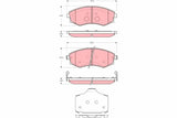 Brake Pad Set, Disc Brake GDB3365 - TRW - Brake Pads - TRW