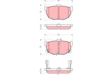 Brake Pad Set, Disc Brake GDB3368DT - TRW