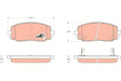 Brake Pad Set, Disc Brake GDB3369 - TRW