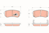 Brake Pad Set, Disc Brake GDB3370 - TRW