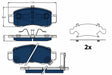 Brake Pad Set, Disc Brake GDB3376 - TRW