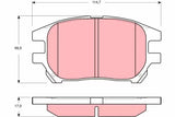 Brake Pad Set, Disc Brake GDB3379 - TRW - Brake Pads - TRW